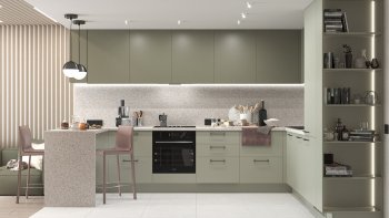 Тренды и новые цвета в дизайне современных кухонь в 2023 году в Краснозёрском - krasnozyorskoe.mebel54.com | фото