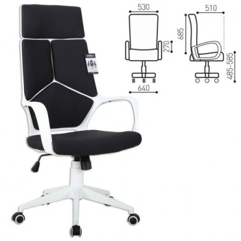 Кресло офисное BRABIX Prime EX-515 (черная ткань) в Краснозёрском - krasnozyorskoe.mebel54.com | фото