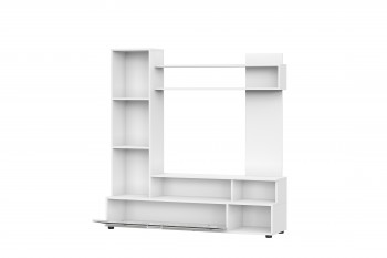 Мебель для гостиной "МГС 9" Белый / Цемент светлый в Краснозёрском - krasnozyorskoe.mebel54.com | фото