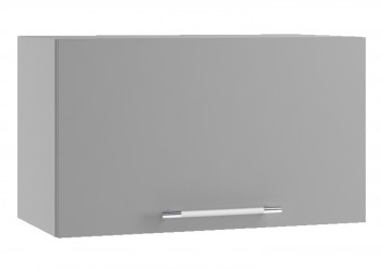 Норд ШВГ 600 Шкаф верхний горизонтальный (Софт смок/корпус Белый) в Краснозёрском - krasnozyorskoe.mebel54.com | фото