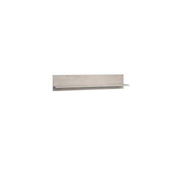 Полка навесная Саманта Дуб харбор белый в Краснозёрском - krasnozyorskoe.mebel54.com | фото