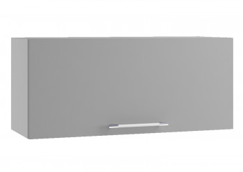 Ройс ПГ 800 Шкаф верхний горизонтальный (Графит софт/корпус Серый) в Краснозёрском - krasnozyorskoe.mebel54.com | фото
